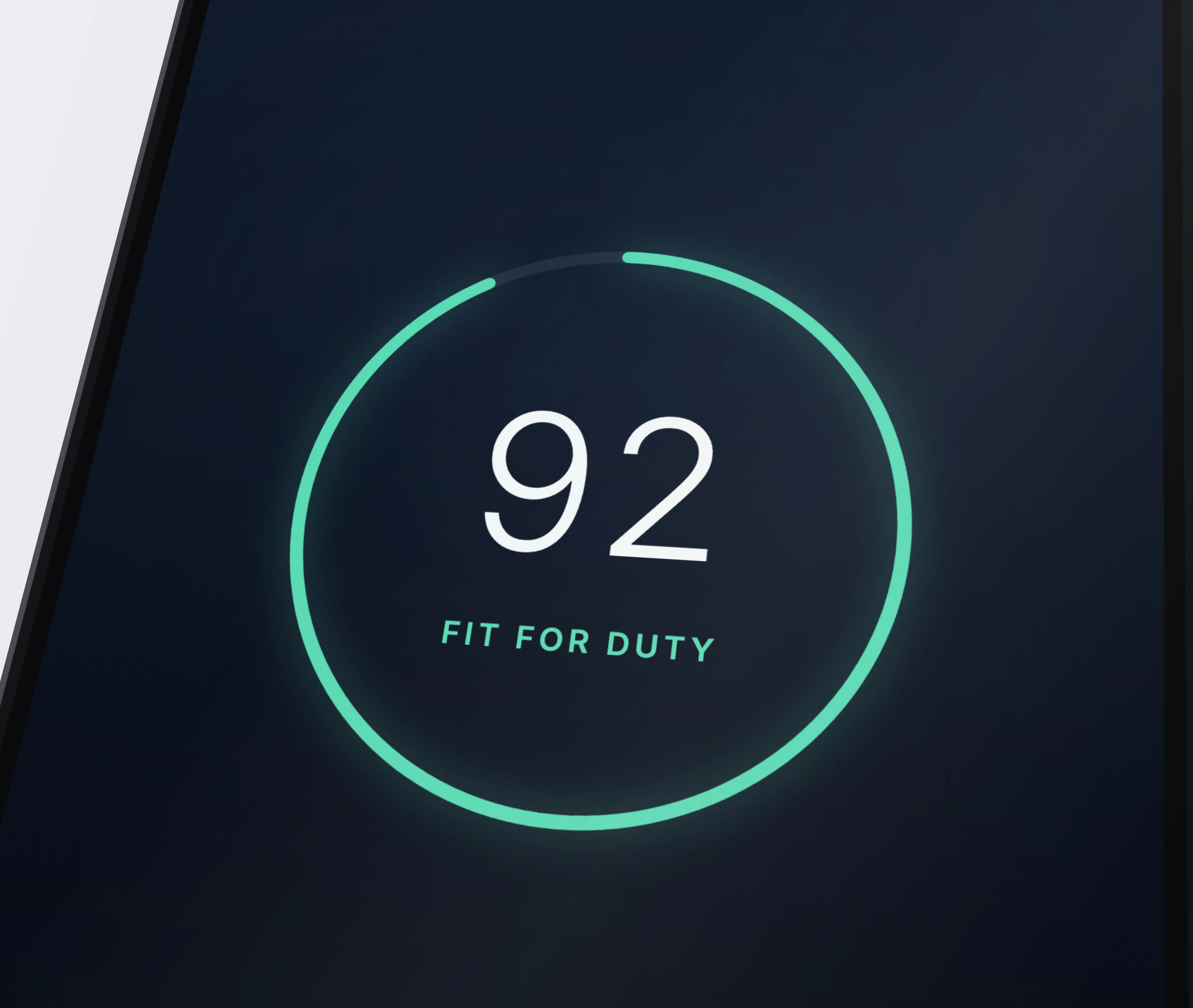 The result: 92, fit for duty