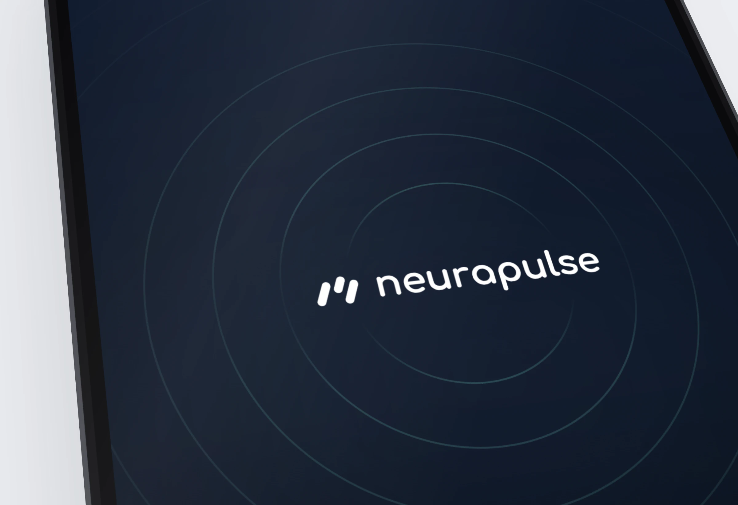 The Neurapulse wordmark on the opening screen